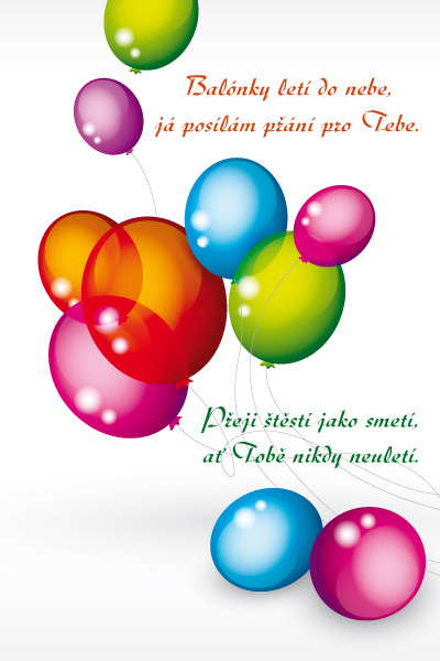 Balónky letí do nebe